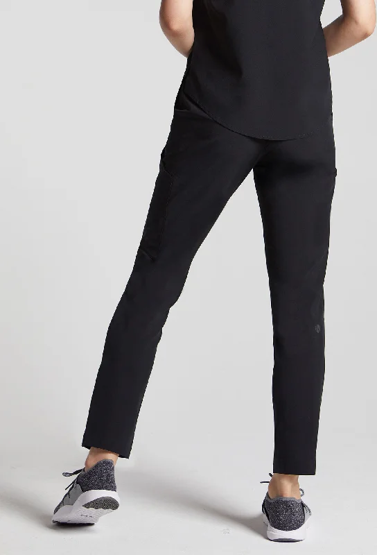 Clara Multi-Pocket Scrub Pant Trendy Velvet Pants