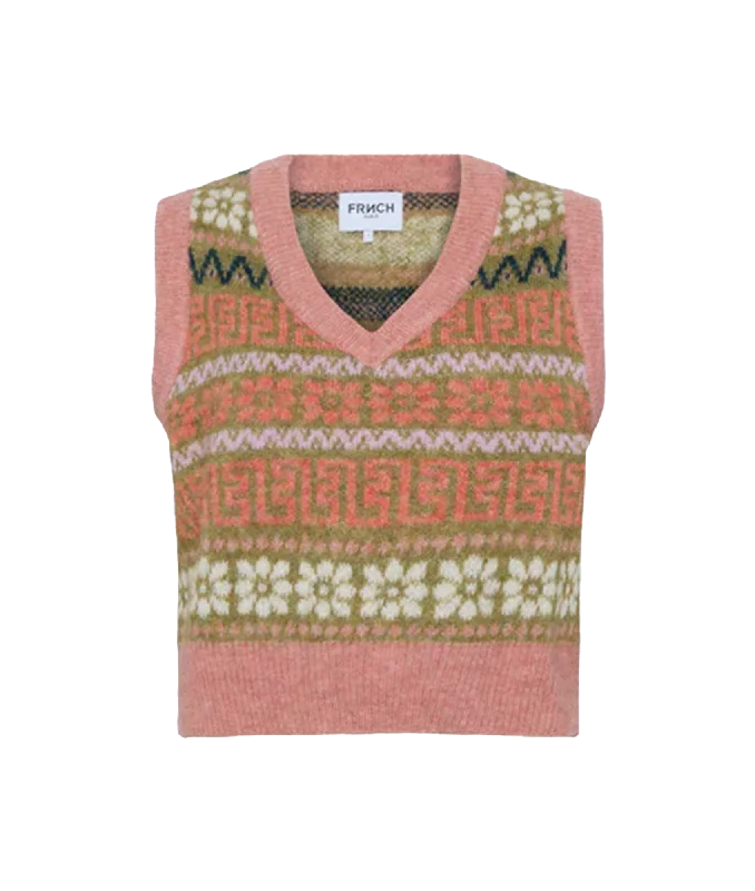 Manola Sweater - Multi Chenille Brocade Lace