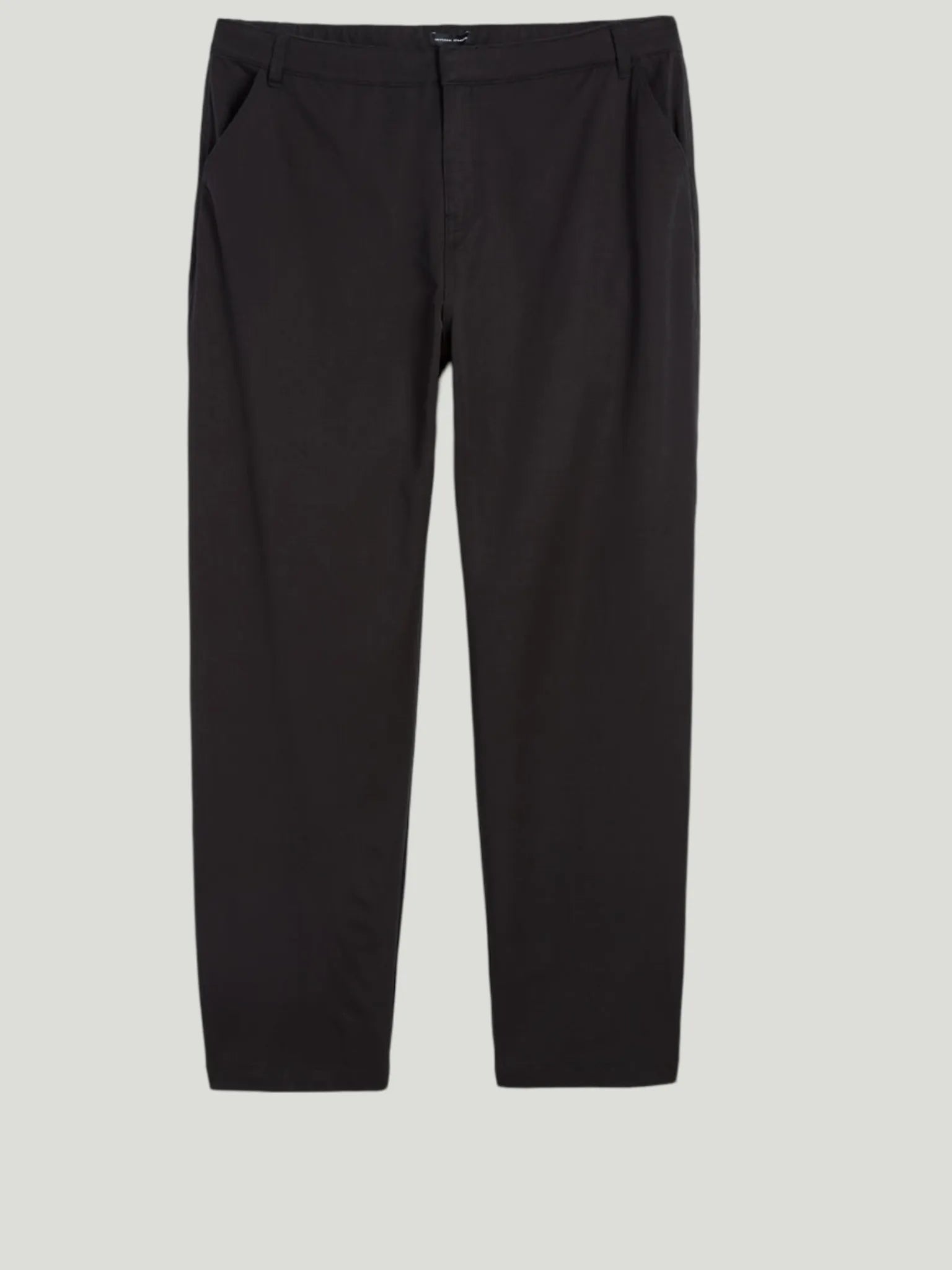 Universal Standard Cotton Stretch Twill Chino Pants Chic Black Leggings