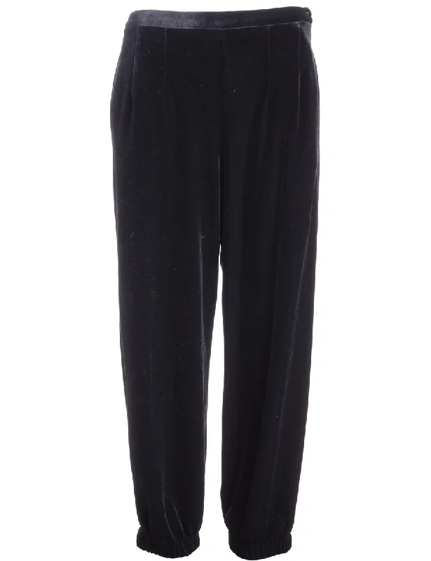 Reworked Velvet Track Pants - W27 Lightweight Jogger Pants