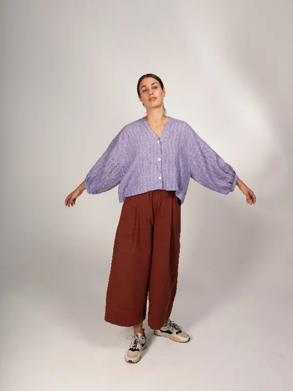 ZERO WASTE Block Pant - PDF Sewing Pattern Comfy High-Waist Jeans