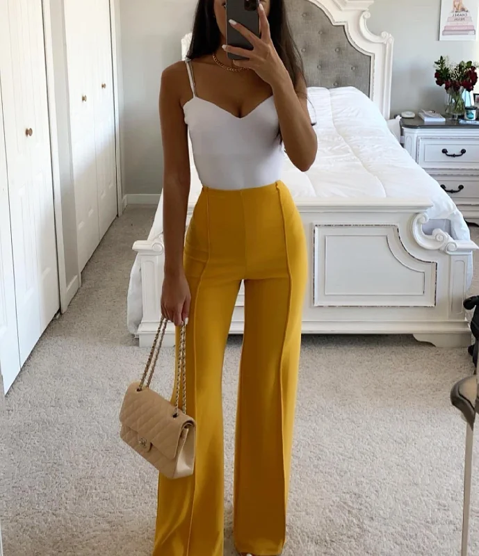CLASSY LOOK DRESS PANTS Trendy Velvet Pants