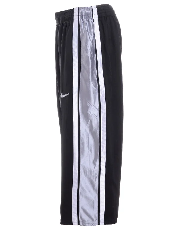 Reworked Nike Cropped Track Pant Warm Wool Trousers