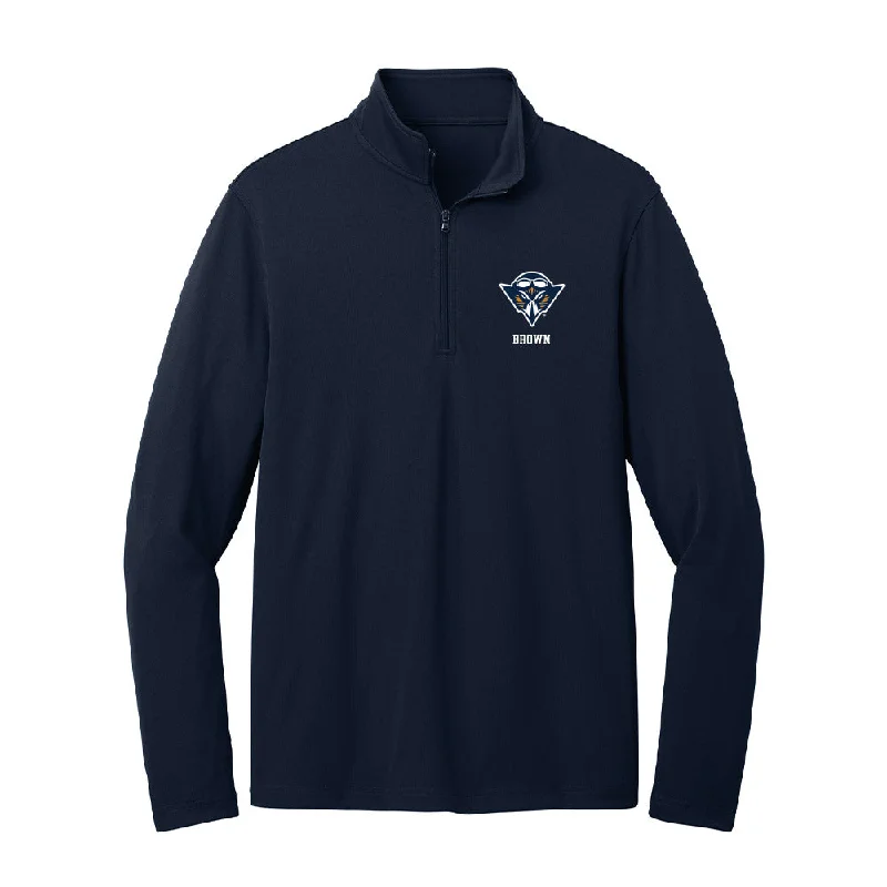 UT Martin - NCAA Women's Cross Country : Gabrielle Brown - Lightweight Quarter Zip Jacket Oversized Jacket Tailored Jacket Straight Jacket