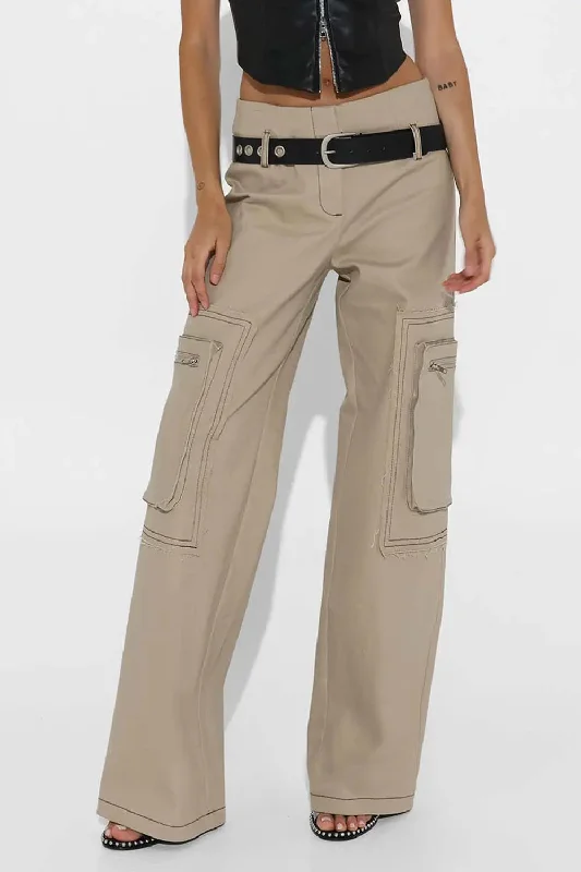 Mallory Pants Relaxed High-Waist Trousers