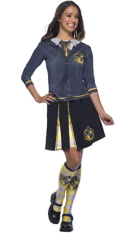 Harry Potter Hufflepuff Womens Costume Skirt linen skirt light