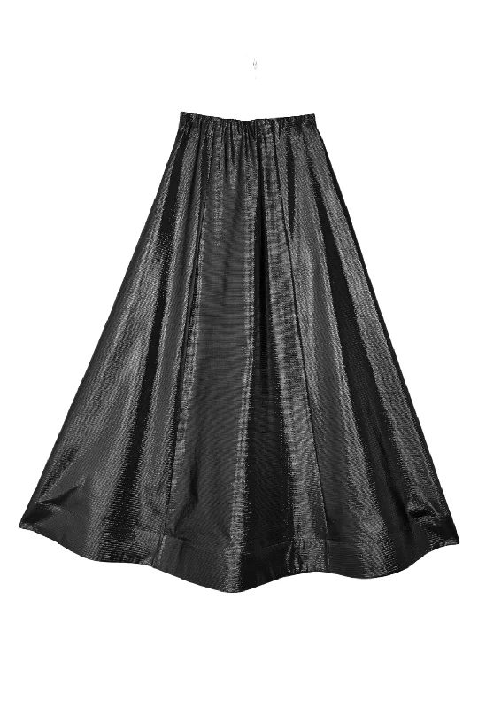 Birthday Guest Skirt - Black Lame denim skirt fashionable