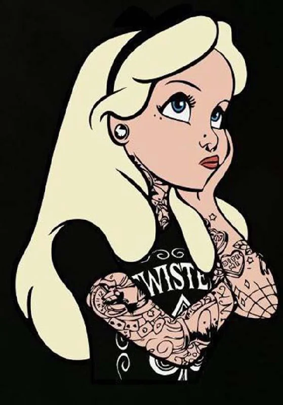 Alice In Wonderland Tattoo | T-SHIRT