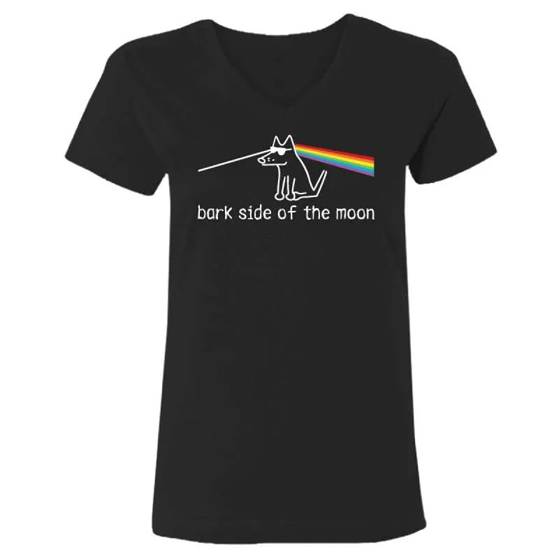 Teddy the Dog™ Bark Side of the Moon V-Neck