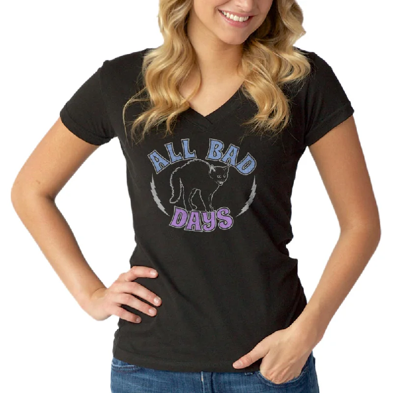 Women's All Bad Days Vneck T-Shirt