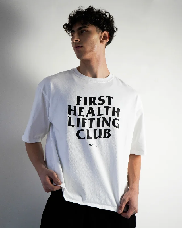 LIFTING CLUB TEE- White