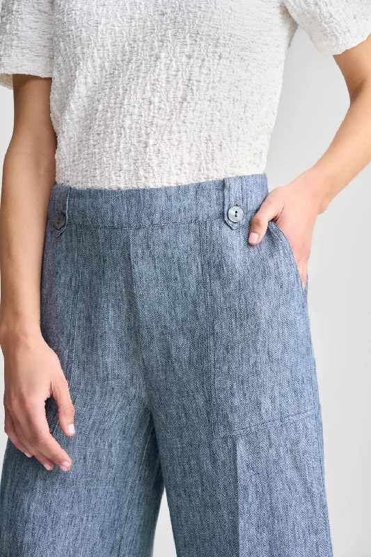 Twill Hemp Linen Pant