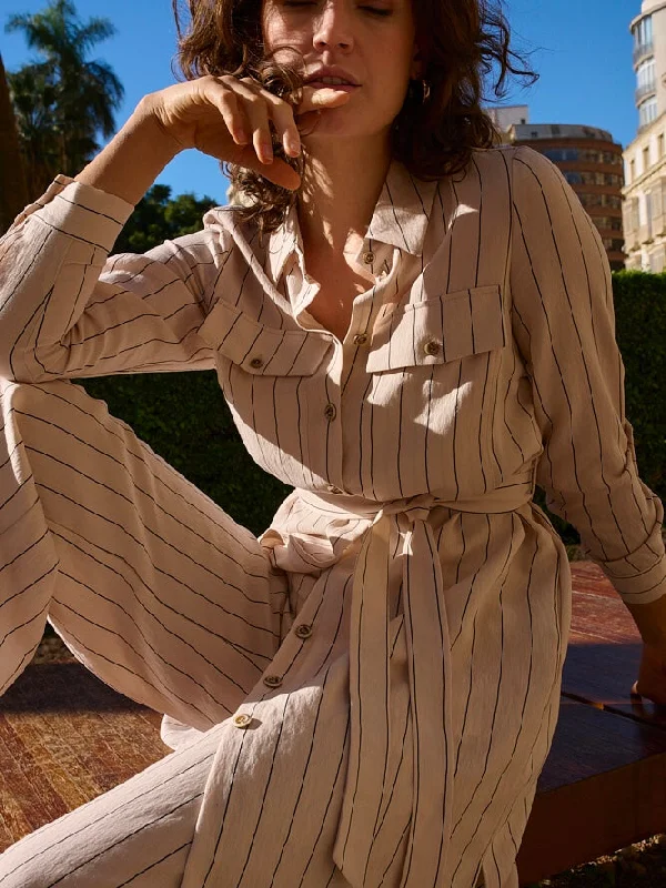 Pinstripe Dress