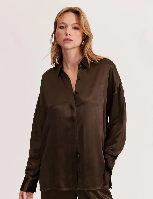 Staple The Label Freja Satin Shirt