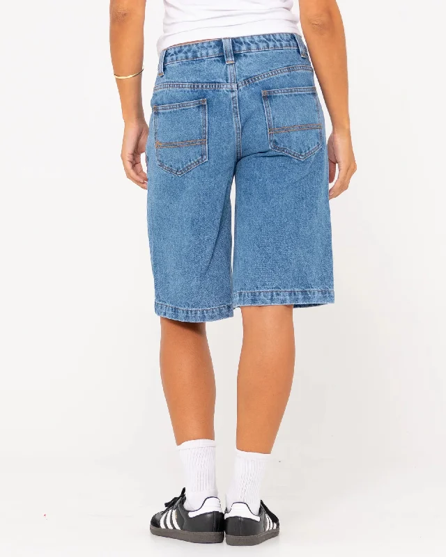 Rusty Low Rise Long Baggy Jorts