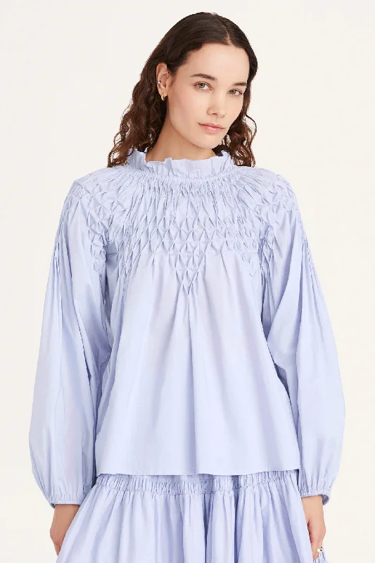 Bejart Long Sleeve Top in Lavender Blue