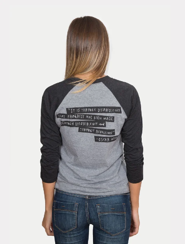 Punk Rock Authors Unisex 3/4-Sleeve Raglan