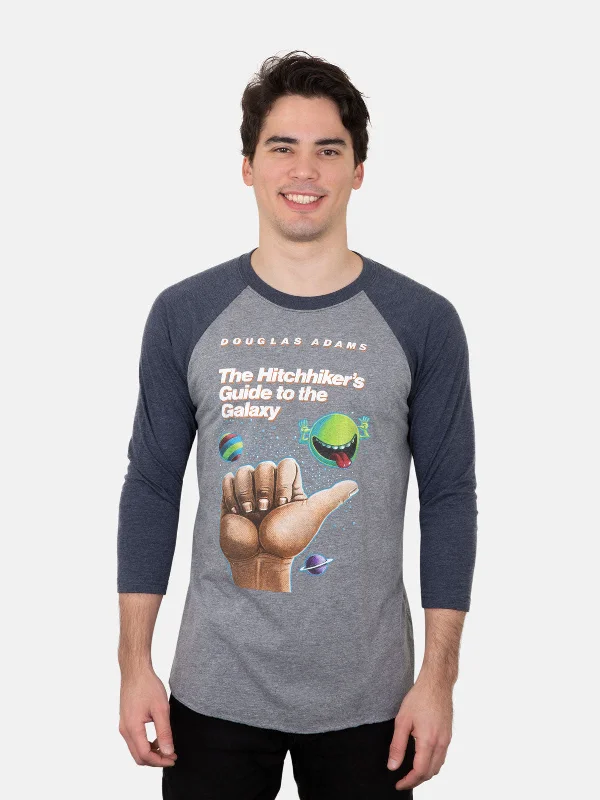 The Hitchhiker's Guide to the Galaxy Unisex 3/4-Sleeve Raglan